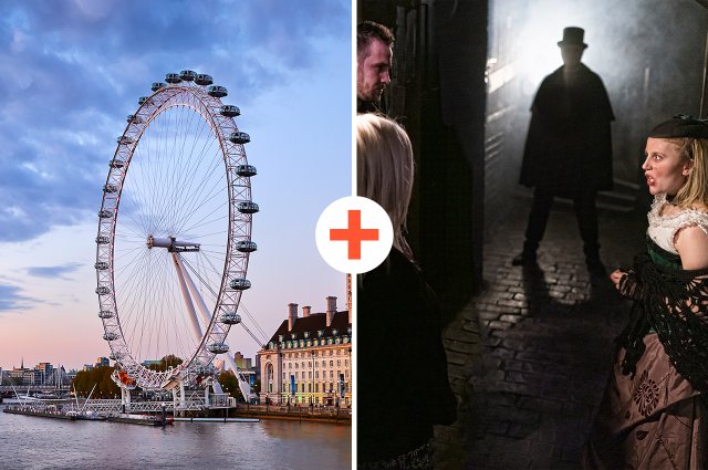 Londres: El London Dungeon y el London Eye ticket combinado
