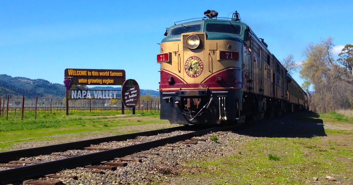 Tren Del Vino Del Valle De Napa Comida O Cena Gourmet Express