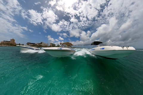 Private Boat Ride along the beautiful Aruba coast and beach
