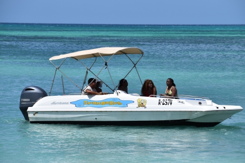 Private Boat Ride along the beautiful Aruba coast and beach