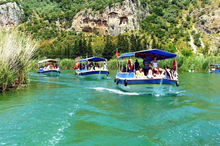 Fethiye: Dalyan Mud &amp; Turtle Beach i wycieczka 1-dniowa po rzece