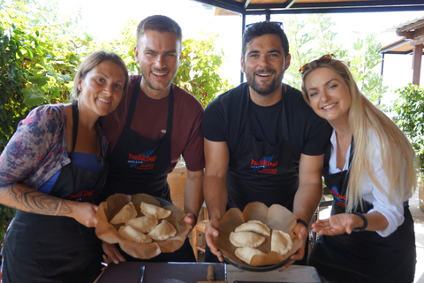 Rhodes: Cooking Lesson and Wine Tasting with LunchTour with Hotel Pickup and Drop-off