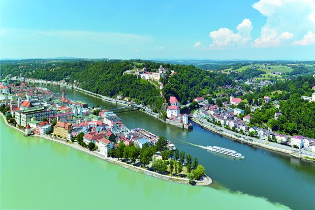 Visit Passau Floating City Highlights Tour on the Danube and Inn in Passau, Germany