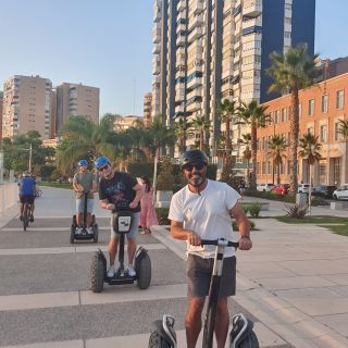 Malaga: Segway- en scootertocht park, haven en kasteel