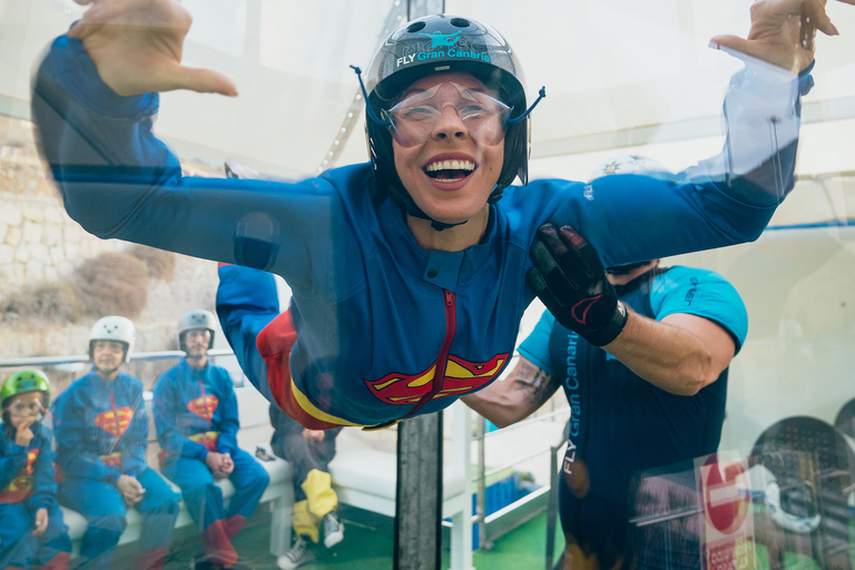 Gran Canaria: Indoor SkyDiving Experience 4-Flight Option