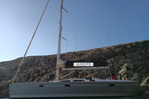 From Heraklion Crete: Private Sunset Trip to Dia Island Sailing Boat Trip to Dia Island Sunset Trip