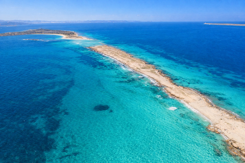 Ibiza: Formentera Boat with Open Bar, 3 meals & Sunset Party ADVANCE: Standard selection of food & open bar option