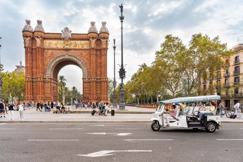 Barcelona: City Tour en tuk tuk eléctrico privadoVisita de 2 horas a la ciudad en Tuk-Tuk eléctrico