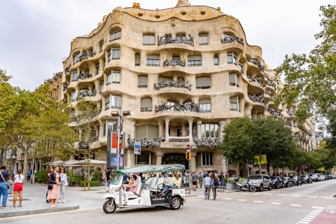 Barcelona: stadstour per privé elektrische Tuk Tuk3 uur durende stadstour per elektrische Tuk-Tuk