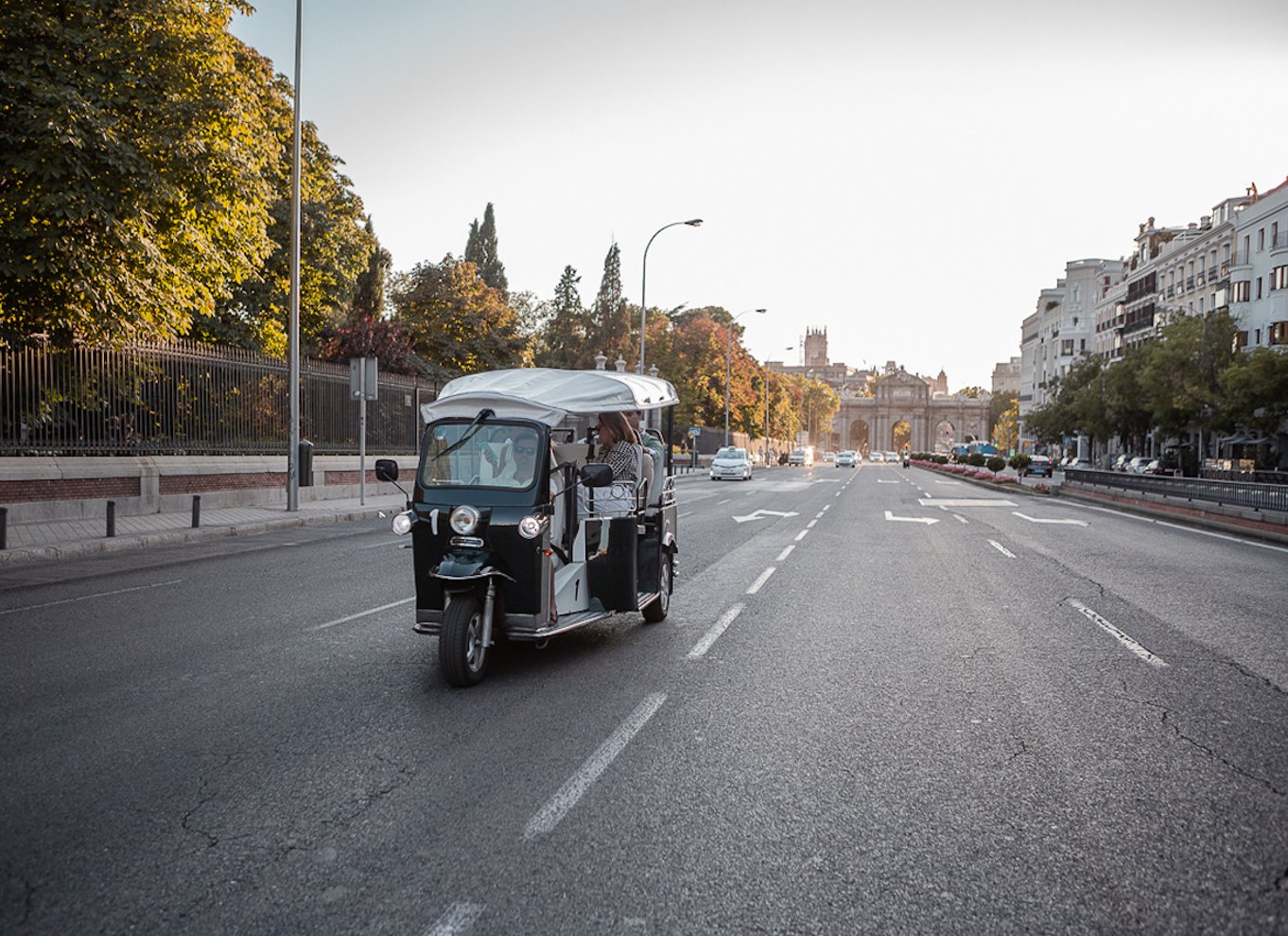 Madrid: Privat tur med Eco Tuk Tuk