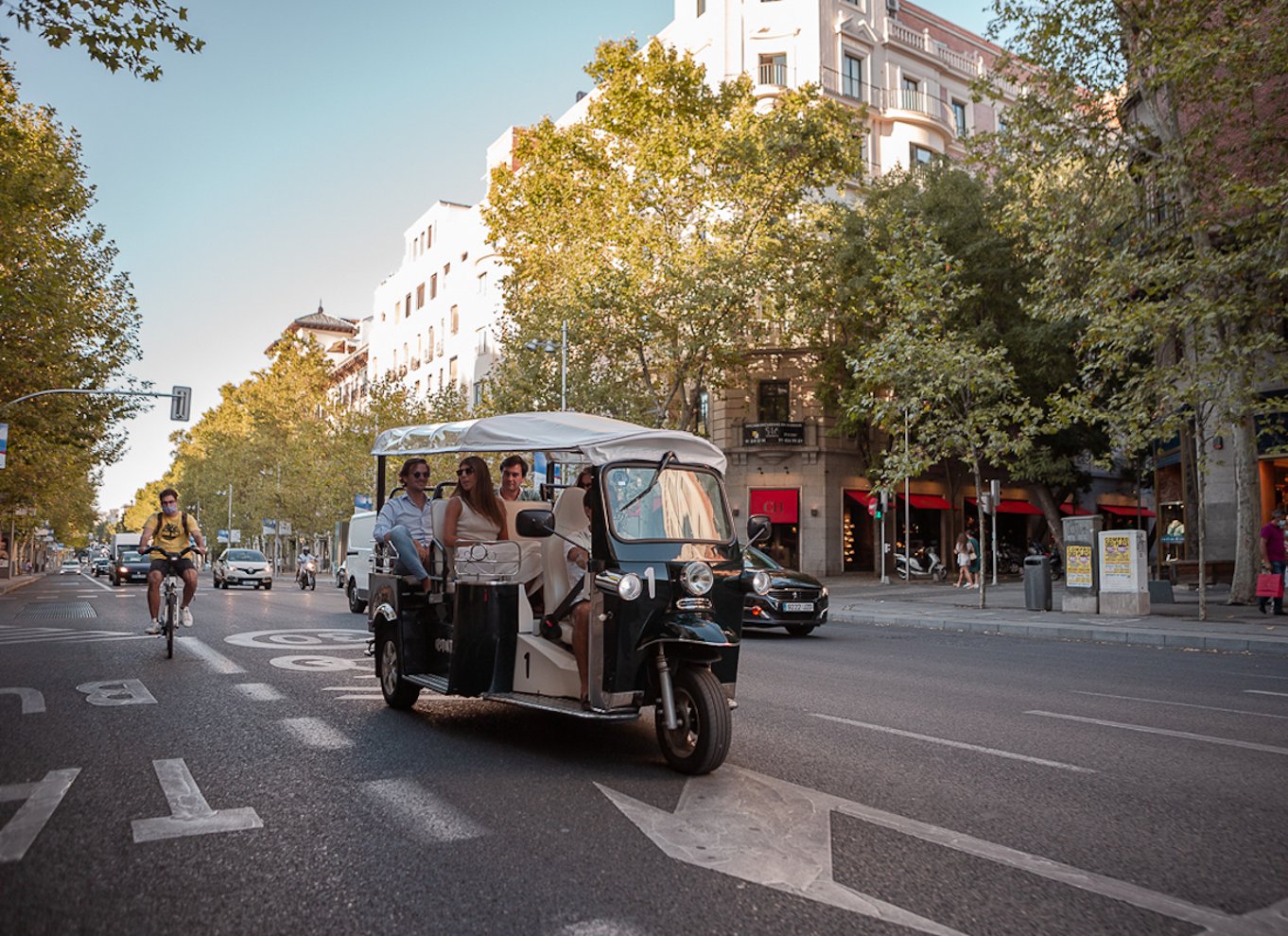 Madrid: Privat tur med Eco Tuk Tuk