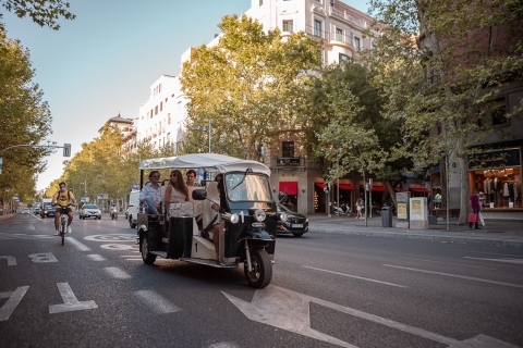 Madrid: Stadtrundfahrt im elektrischen Tuk-TukMadrid: Willkommens-Stadtrundfahrt im elektrischen Tuk-Tuk (2 Stunden)