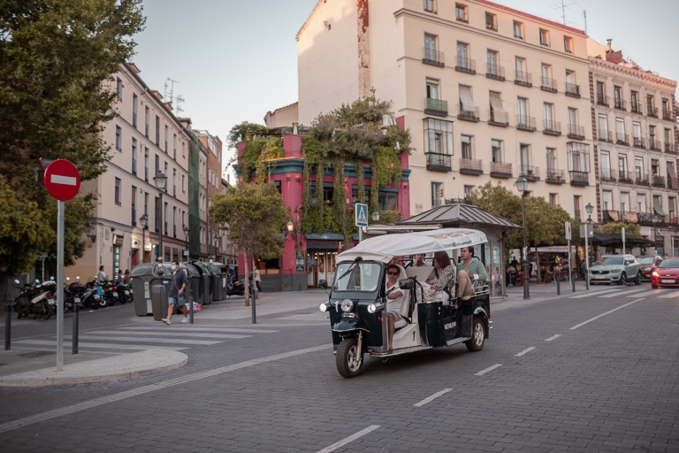 Madrid : visite de la ville en tuk-tuk électriqueMadrid : visite experte de la ville en tuk-tuk électrique (3 heures)