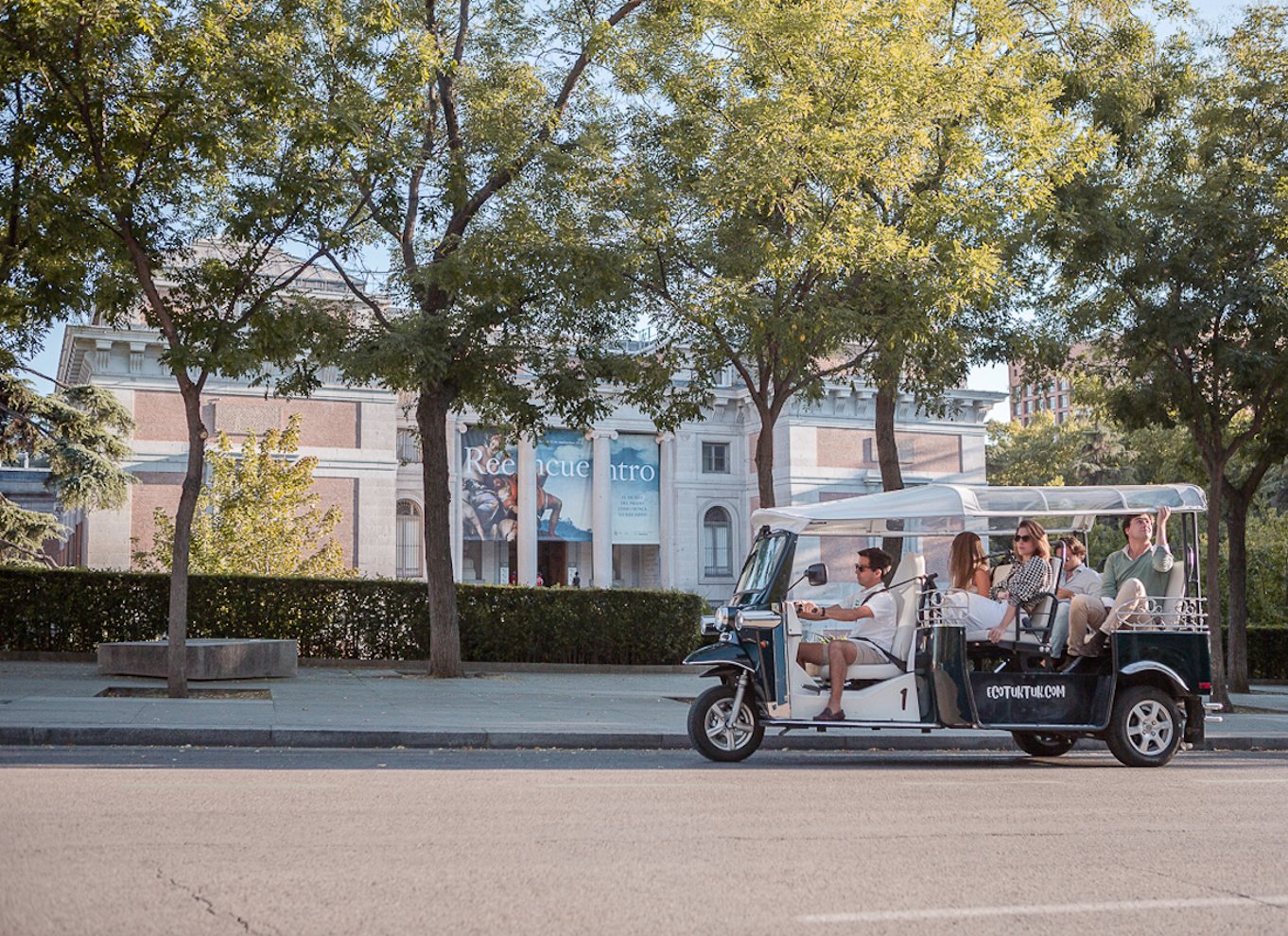 Madrid: Privat tur med Eco Tuk Tuk