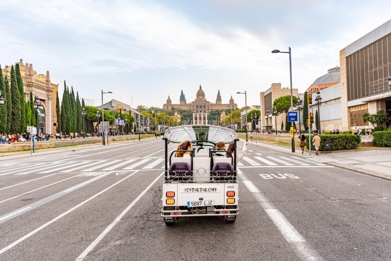 Barcelona: City Tour by Electric Tuk-Tuk BCN: Expert PLUS City Tour by Electric Tuk-Tuk (4 hours)