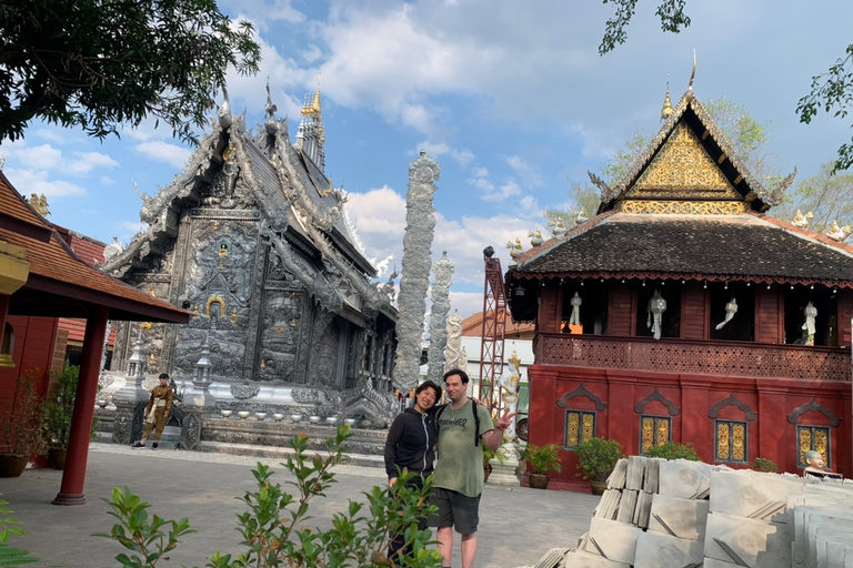 Chiang Mai: Excursão ao Templo de Artesanato de Prata com Reunião de MongesExcursão em grupo compartilhada