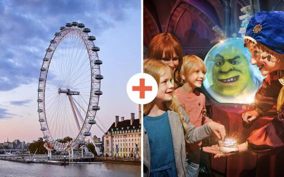DreamWorks Shreks Abenteuer und London Eye: Kombiticket