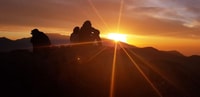 Da Santiago, Tramonto in Valle Nevado sulle Ande - Hizvo