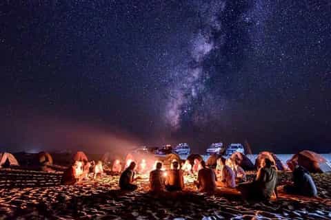 Hurghada: Desert Star-Watching Adventure by Jeep with Dinner