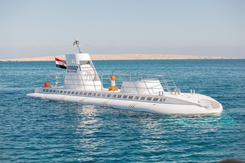 Hurghada: 3-godzinna rejs łodzią podwodną Sindbad z odbioremHurghada: 3-godzinna wycieczka na łodzi podwodnej Sindbad