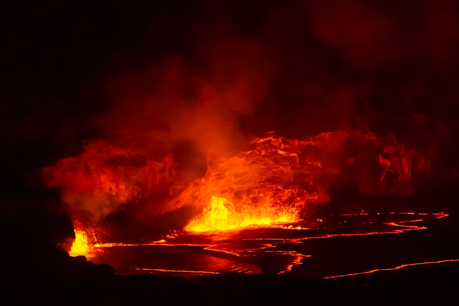 Hawai: Excursión de un día a los Volcanes de la Isla Grande con cena y servicio de recogida