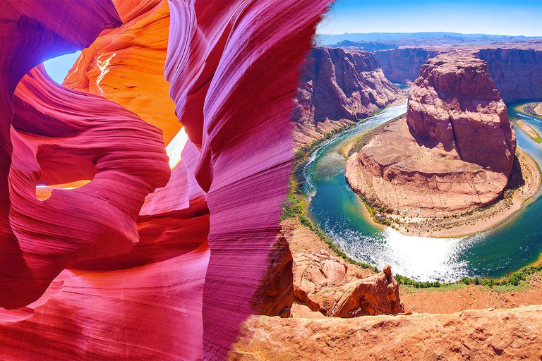 Page: Upper or Lower Antelope Canyon and Horseshoe Bend Tour Lower Antelope Canyon, Horseshoe Bend, Glen Dam Overlook