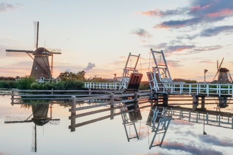 Au départ d'Amsterdam : Visite de Kinderdijk et de La Haye avec musées