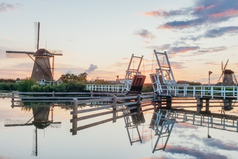 Visite en petit groupe à l'UNESCO Kinderdijk et La Haye