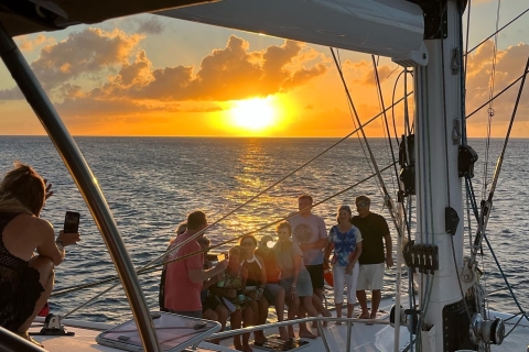 Sint Maarten: luxe catamaran-dagzeil met lunch en drankjes
