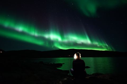Tromsø : chasse aux aurores boréales tout compris en minibus