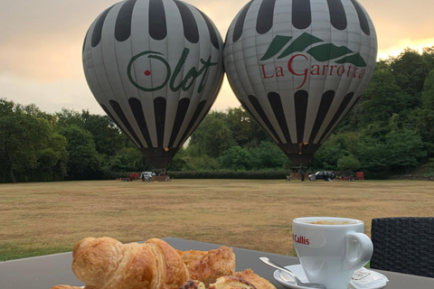 Ballonvaart in la Garrotxa met transfer vanuit Barcelona