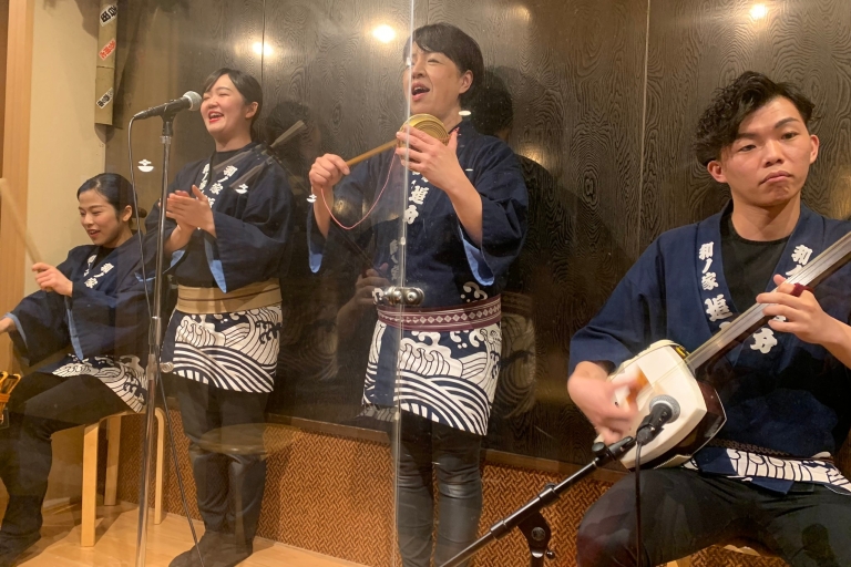 Asakusa: geschiedenistour en live optreden met lunch