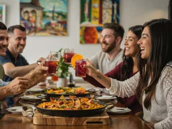 Barcelona: Clase de cocina de paella con visita al mercado y más