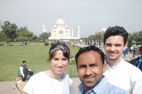 Agra: City tour com Taj Mahal, Mausoléu e visita ao Forte de AgraExcursão Taj Mahal, Mausoléu e Forte de Agra sem Ingressos