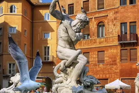 Rzym o zmierzchu Wycieczka wśród placów i fontann