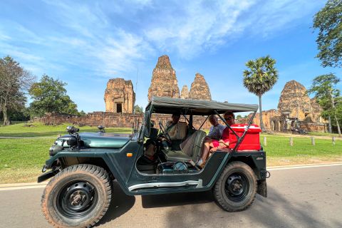 Сием Рип: восход солнца и рынок Ангкор-Ват на джипе