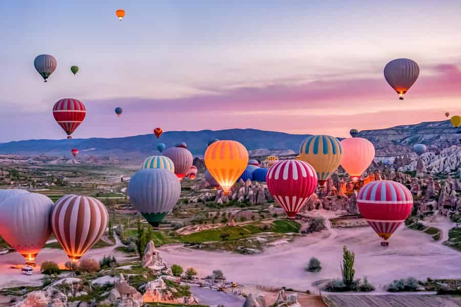 3 dagen, 2 nachten in Cappadocië en een luchtballonvaart