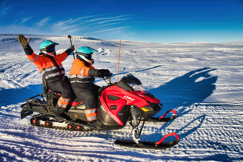 Desde Geysir: Aventura en moto de nieve por el glaciar Langjökull