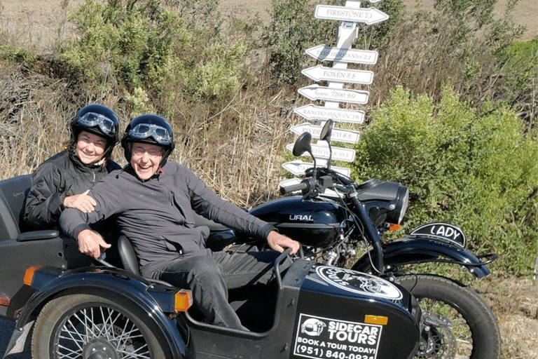 Santa Bárbara: passeio panorâmico particular de sidecar em tandem