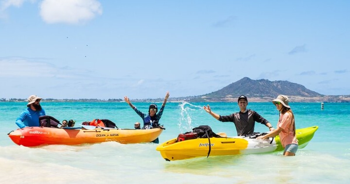 Oahu Guided Kailua Kayak Tour with Picnic Lunch GetYourGuide