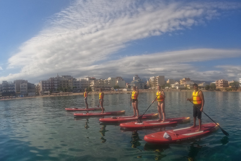 Chania: Lazareta Stand-up Paddle Boarding-ervaring