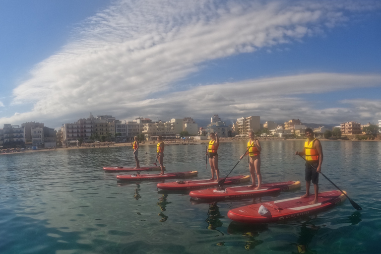 Chania: Lazareta Stand-up Paddle Boarding Experience