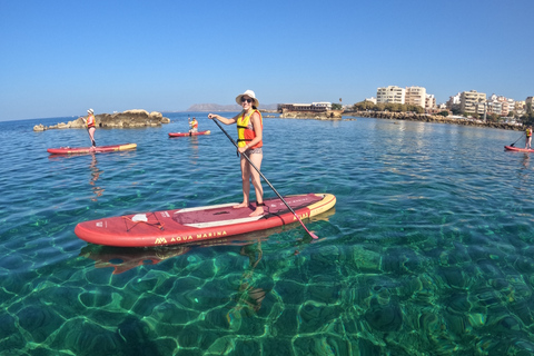 Chania: Lazareta Stand-up Paddle Boarding Experience