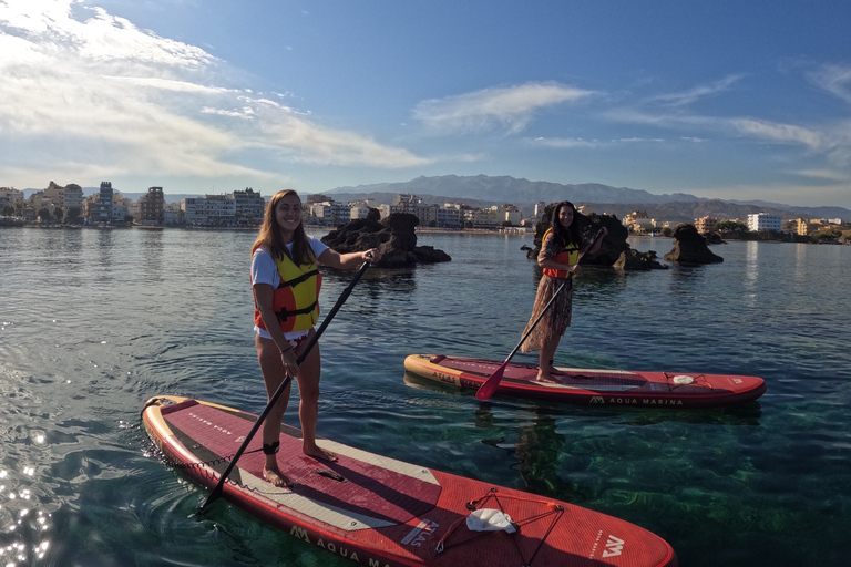 Chania: Lazareta Stand-up Paddle Boarding-ervaring