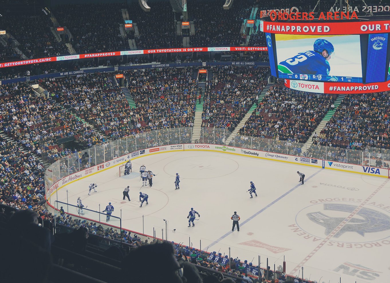 Vancouver: Billet til Vancouver Canucks ishockeykamp