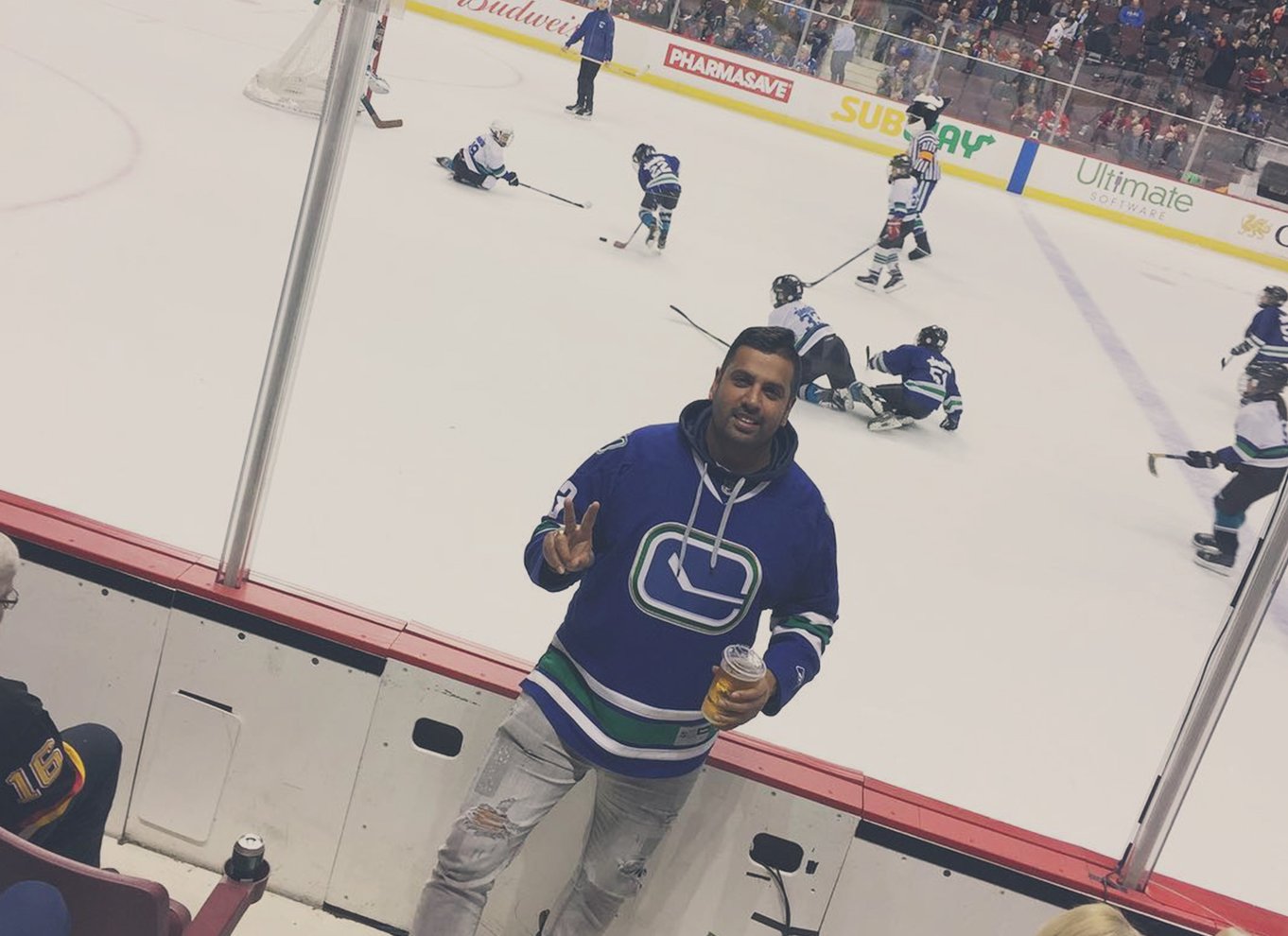 Vancouver: Billet til Vancouver Canucks ishockeykamp