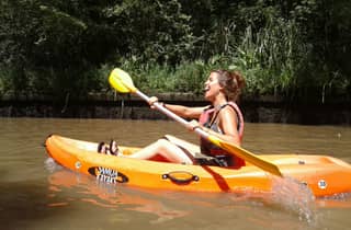 Buenos Aires: Fahrrad- und Kajaktour auf dem Fluss Tigre mit Mittagessen