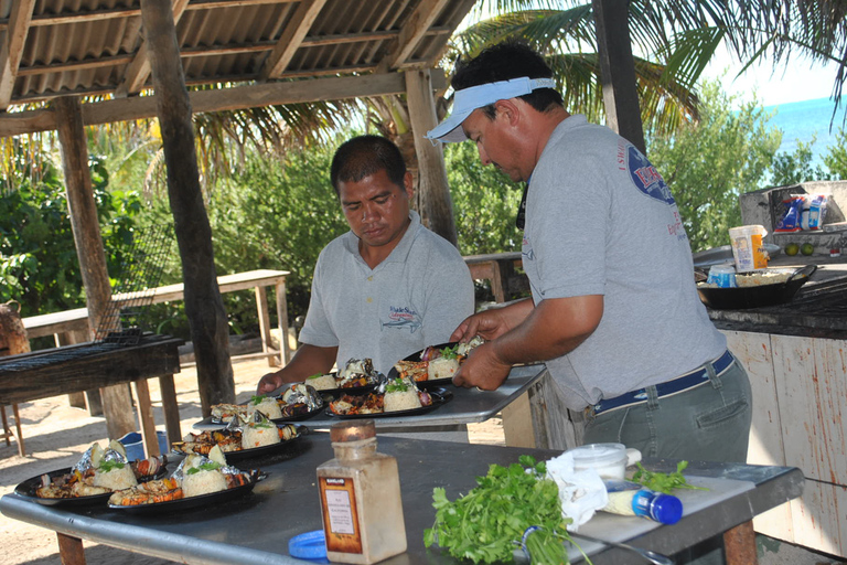 Au départ de Cancun : Excursion d'une journée à Contoy et Isla Mujeres