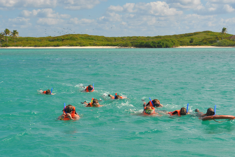 Au départ de Cancun : Excursion d'une journée à Contoy et Isla Mujeres