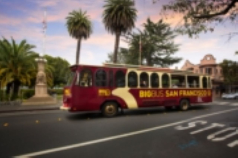 San Francisco : Visite panoramique au coucher du soleil en bus à toit ouvert